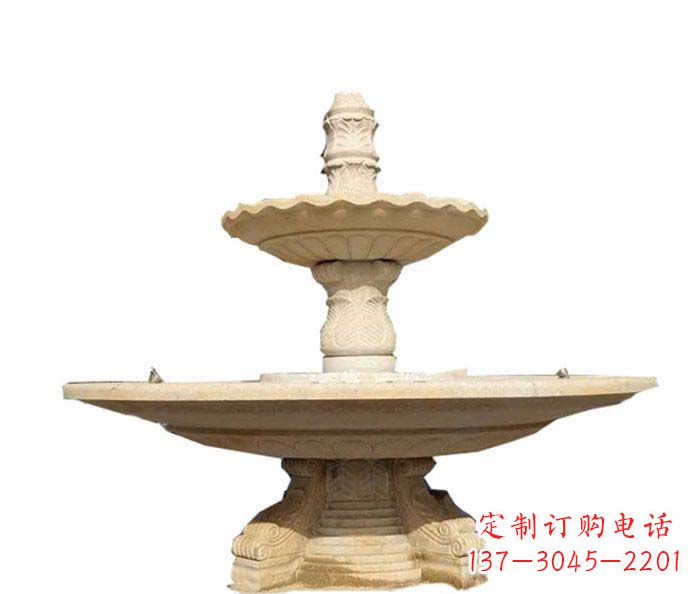 许昌 多层喷泉石雕装置