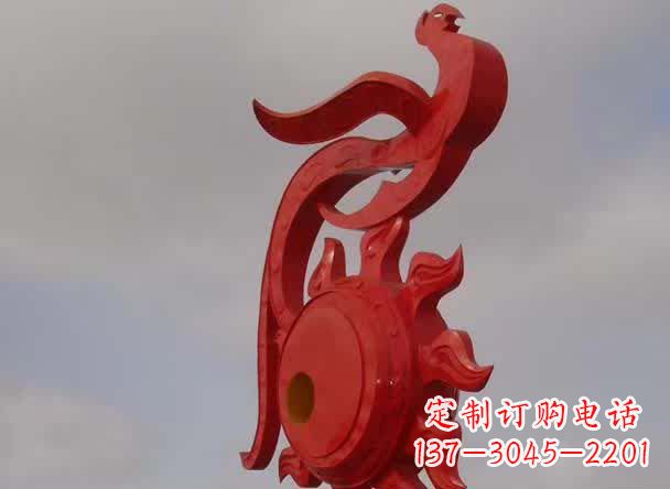 许昌精美凤凰不锈钢雕塑