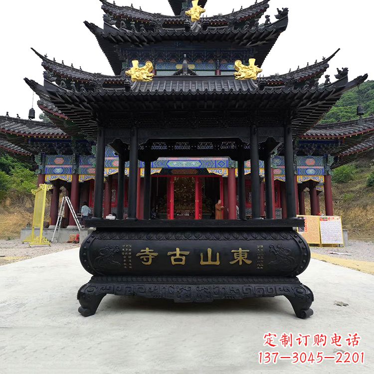 许昌大型寺庙香炉雕塑