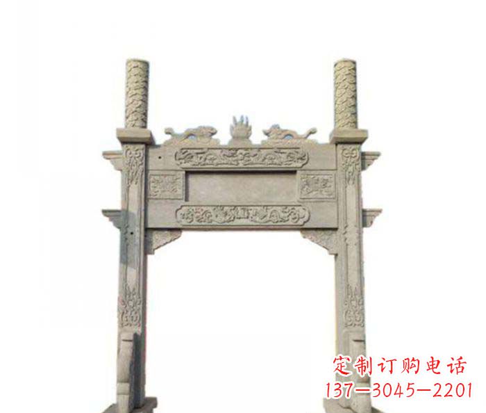 许昌产品名称中领雕塑-牌坊石雕