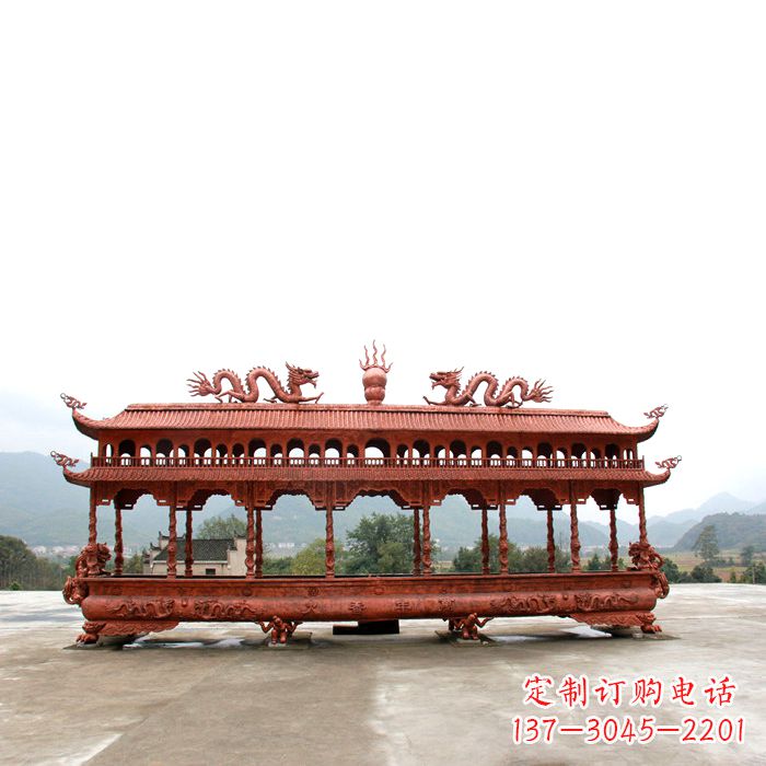 许昌精美铜香炉雕塑
