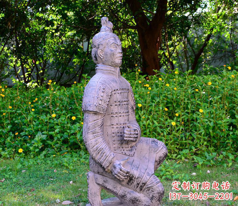 许昌仿古兵马俑公园景观石雕