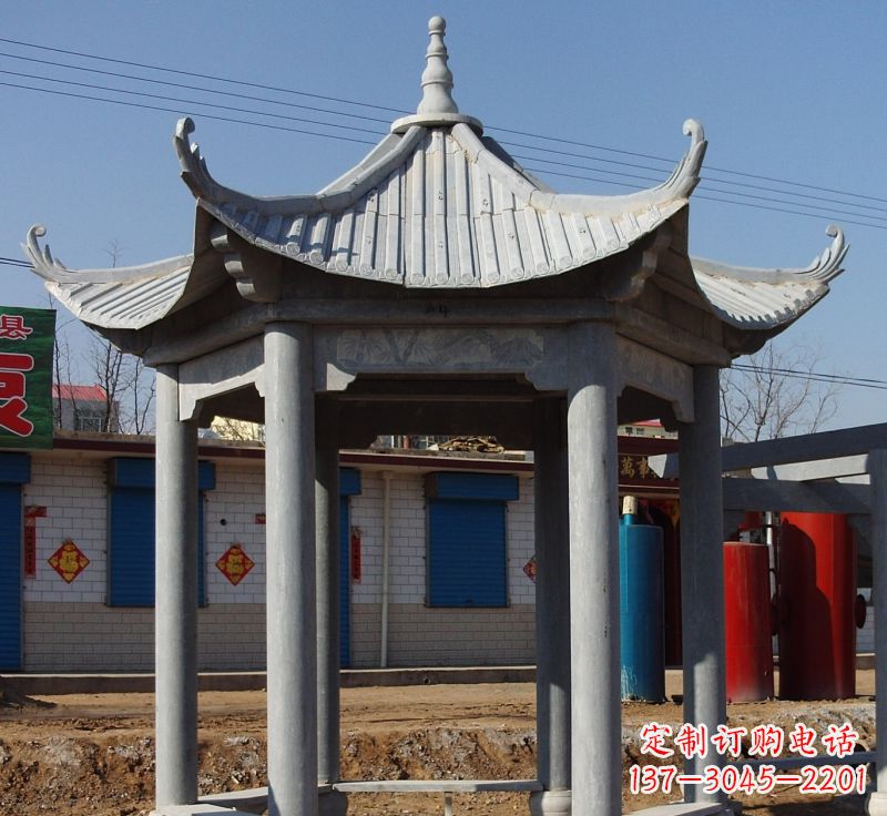 许昌精美仿古石雕凉亭