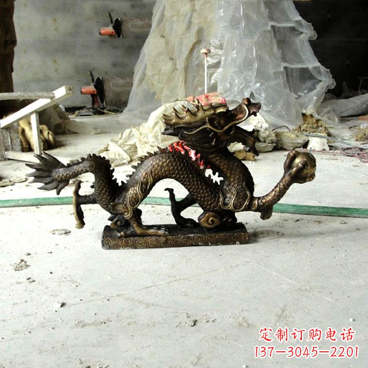 许昌精美仿古龙铜雕塑