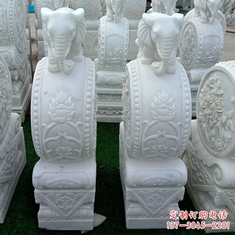 许昌仿古门墩石雕 抱鼓石仿古雕刻