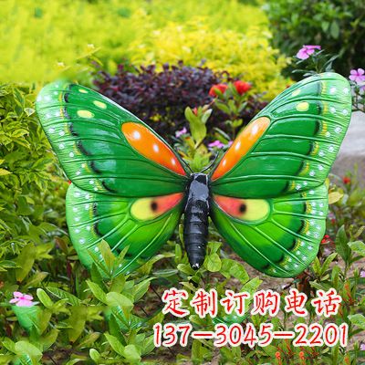 许昌仿真蝴蝶_绿色款35x65x42