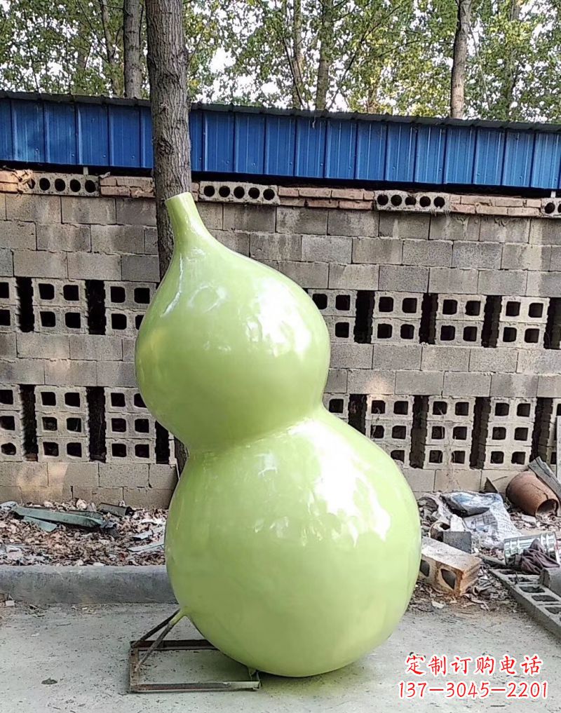 许昌公园玻璃钢仿真葫芦雕塑