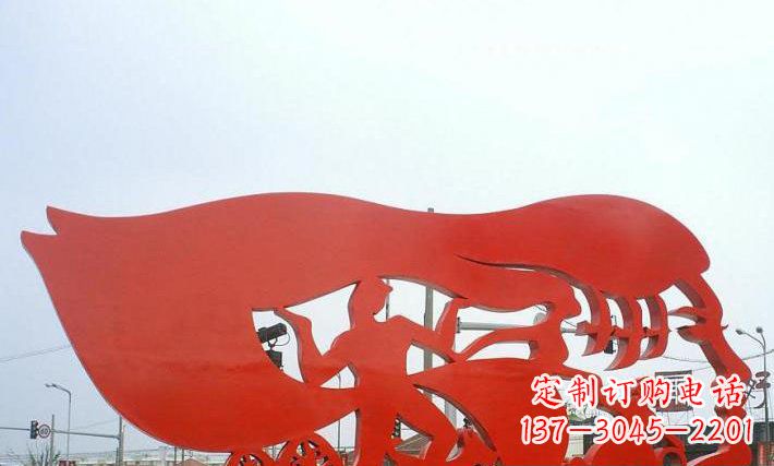 许昌公园不锈钢抽象美女头雕塑
