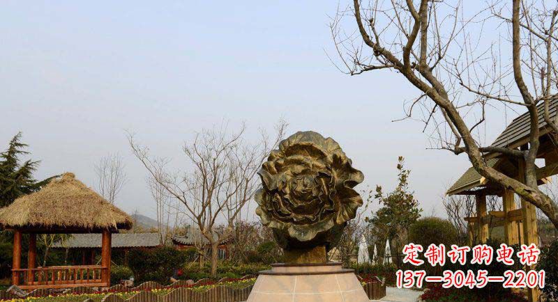 许昌公园大白菜景观铜雕