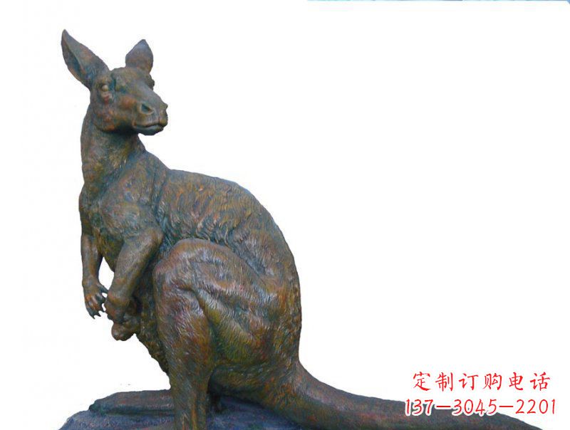 许昌精致工艺铜袋鼠雕塑