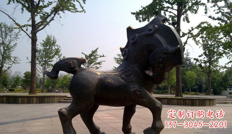 许昌中领雕塑灵动小马铜雕