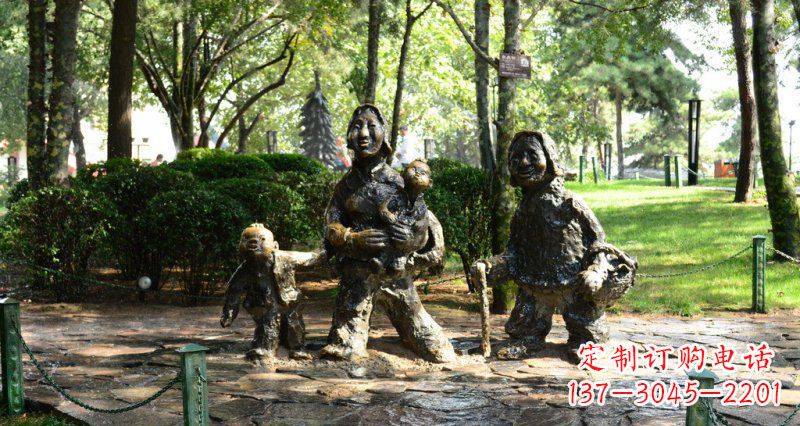 许昌中领雕塑 小孩铜雕定制
