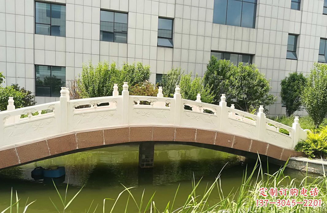 许昌公园汉白玉石拱桥 (4)