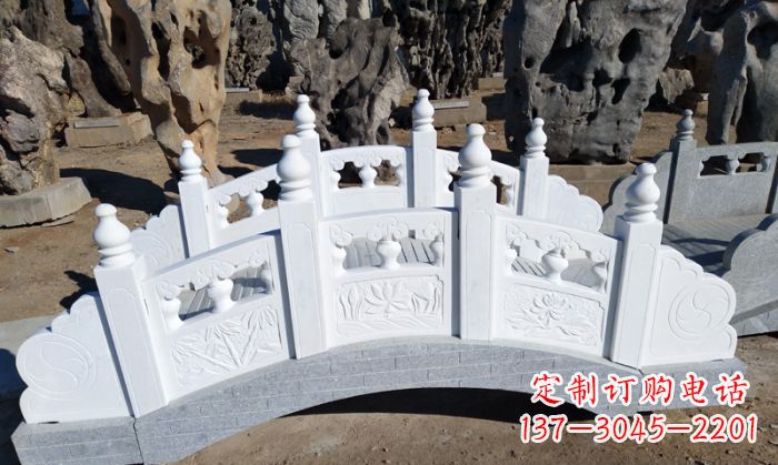 许昌公园汉白玉石拱桥 (6)