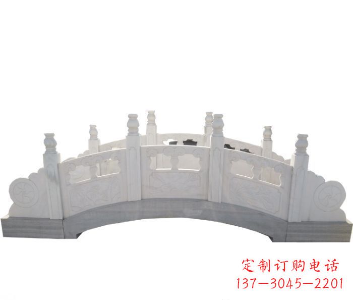 许昌公园汉白玉石拱桥_1