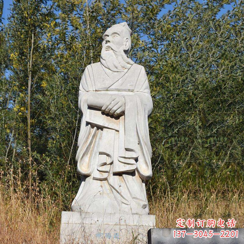 许昌以司马迁石雕塑展现古代名人