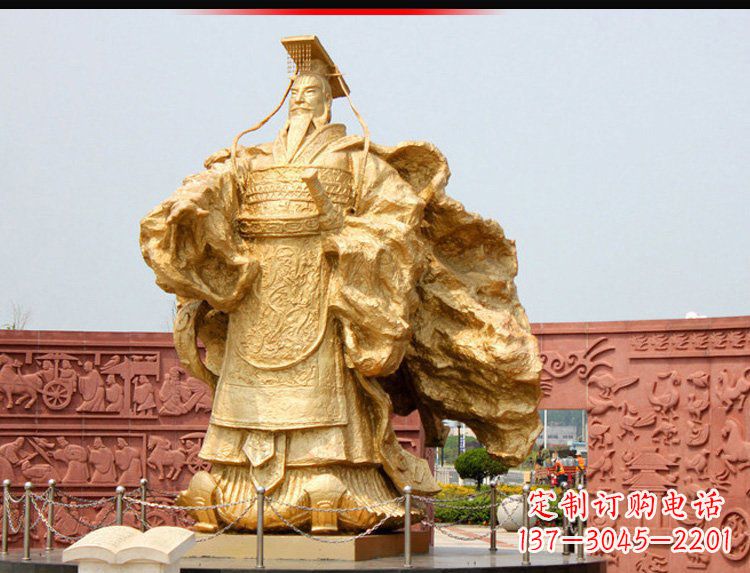 许昌汉武帝铜雕,精致绝伦,彰显大汉尊贵