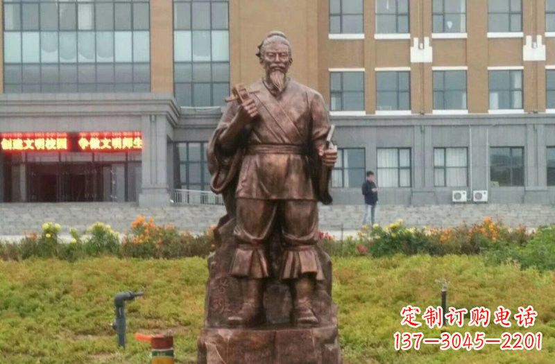 许昌古代名人铜雕鲁班