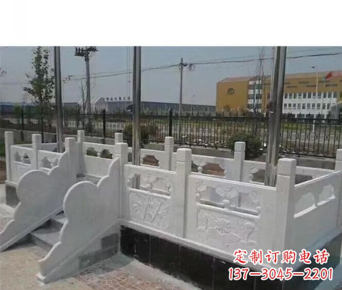 许昌完美的城市景观--汉白玉升旗台石雕