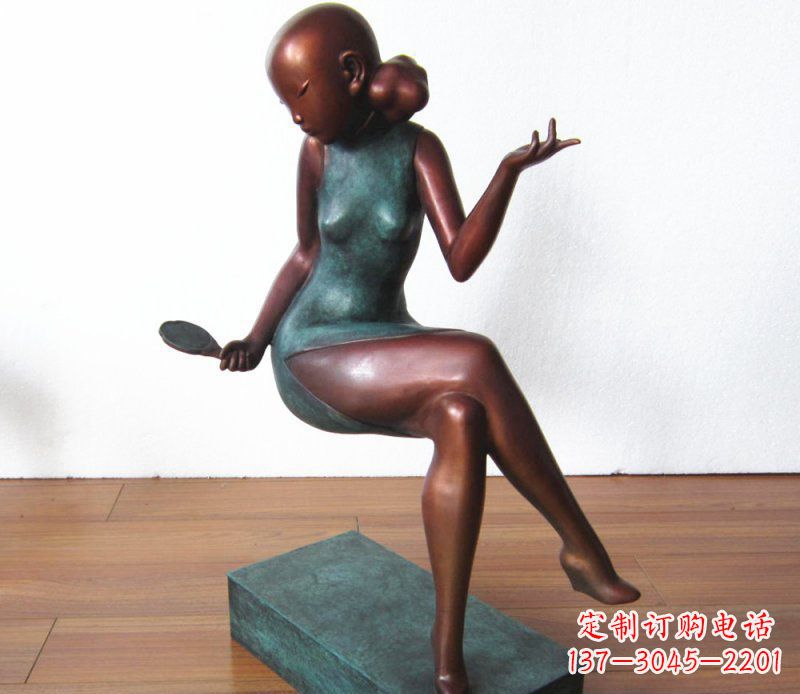 许昌高雅美女铜雕,展现优雅唯美