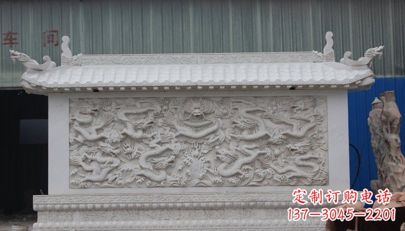 许昌九龙壁石雕塑——让礼堂充满豪华气息