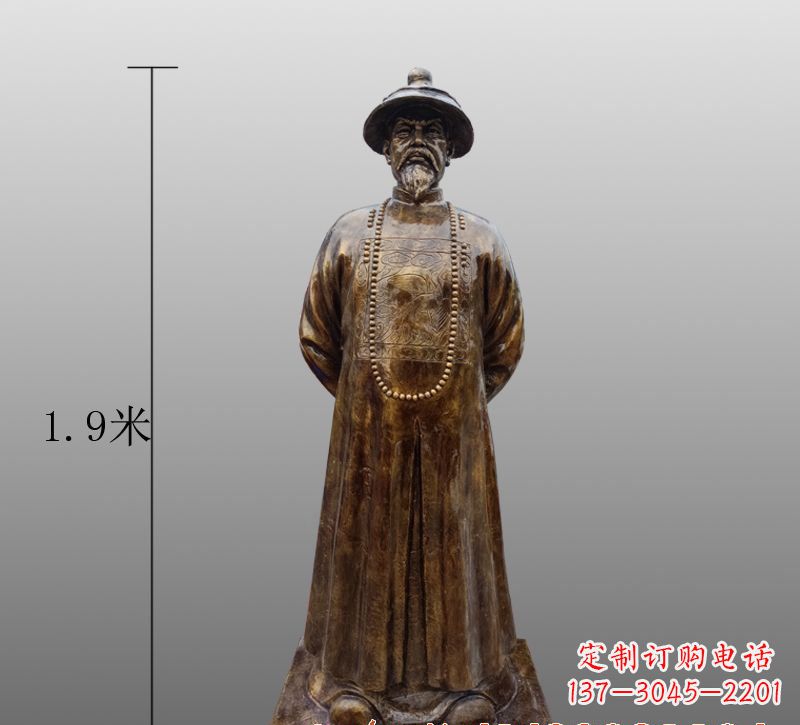 许昌为您量身定制林则徐铜雕像