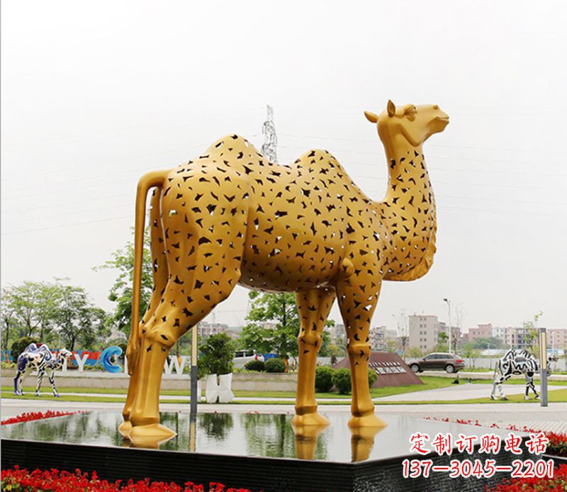许昌中领雕塑:骆驼雕塑精美绝伦