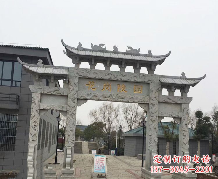 许昌精美牌楼石雕,精致雕琢精美臻品