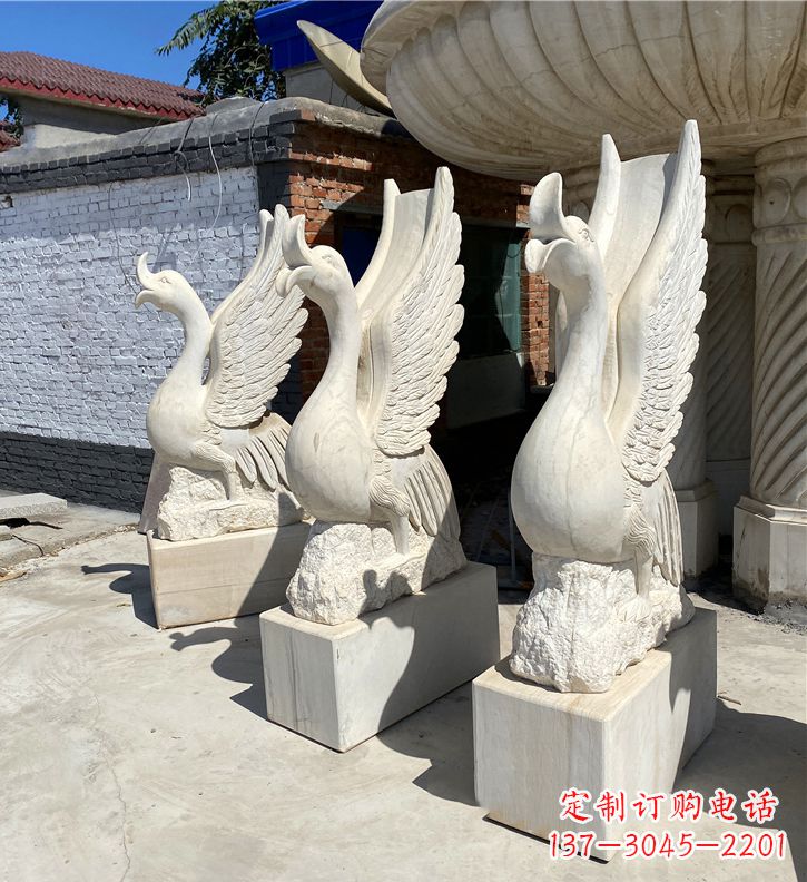 许昌金羽天鹅雕塑,给您的公园带来浪漫景致
