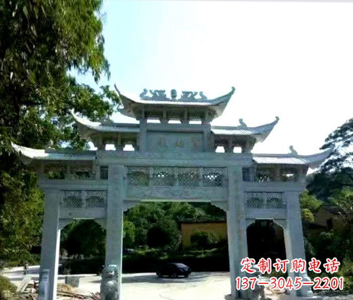 许昌三门大理石牌坊