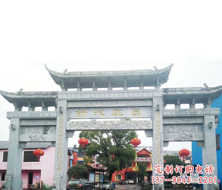 许昌石牌坊雕塑——见证时刻的美好记忆