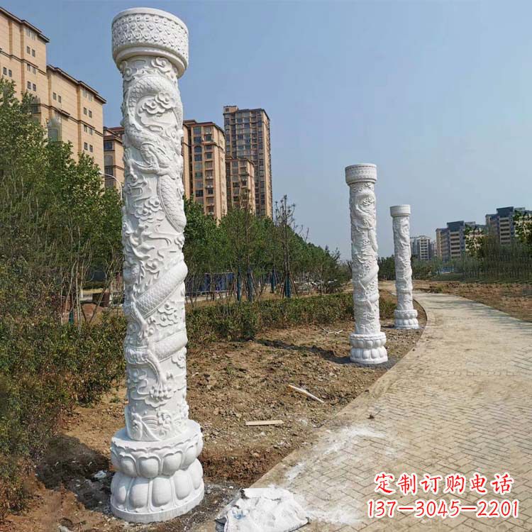 许昌领雕石雕龙柱打造社会文化地标
