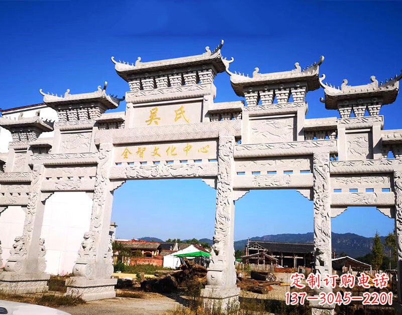 许昌拥有永恒之美的牌坊雕塑