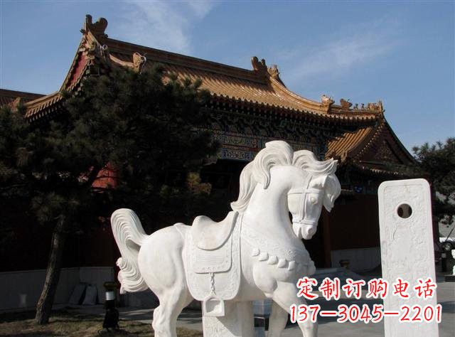 许昌石雕小马
