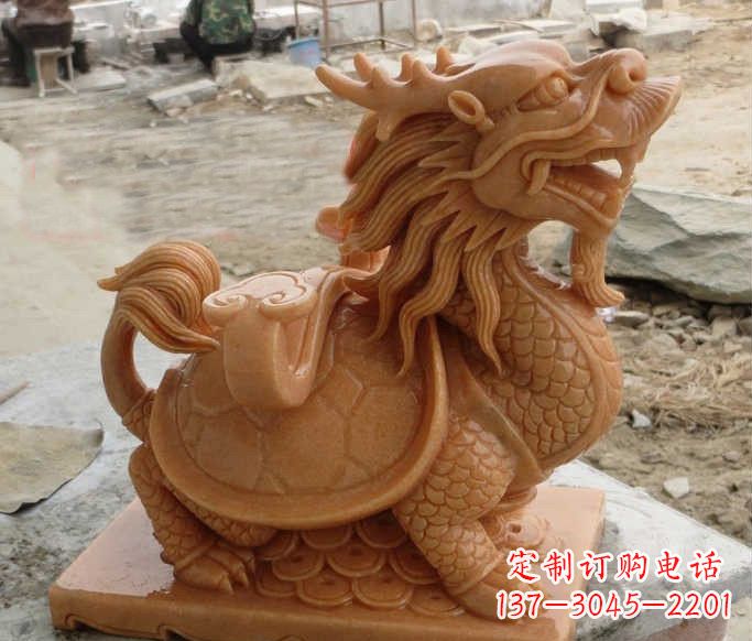许昌石雕招财龙龟