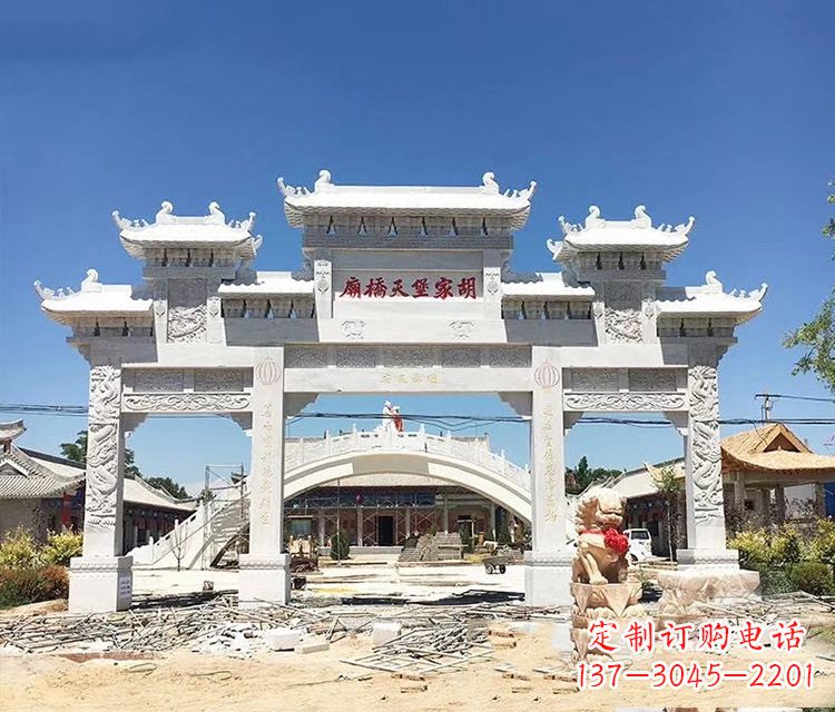 许昌石牌坊的雕刻