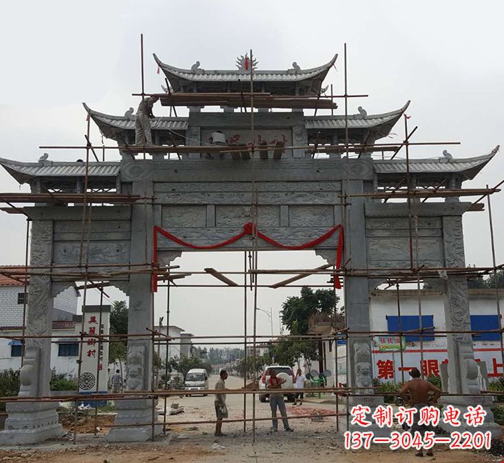 许昌石牌坊雕塑