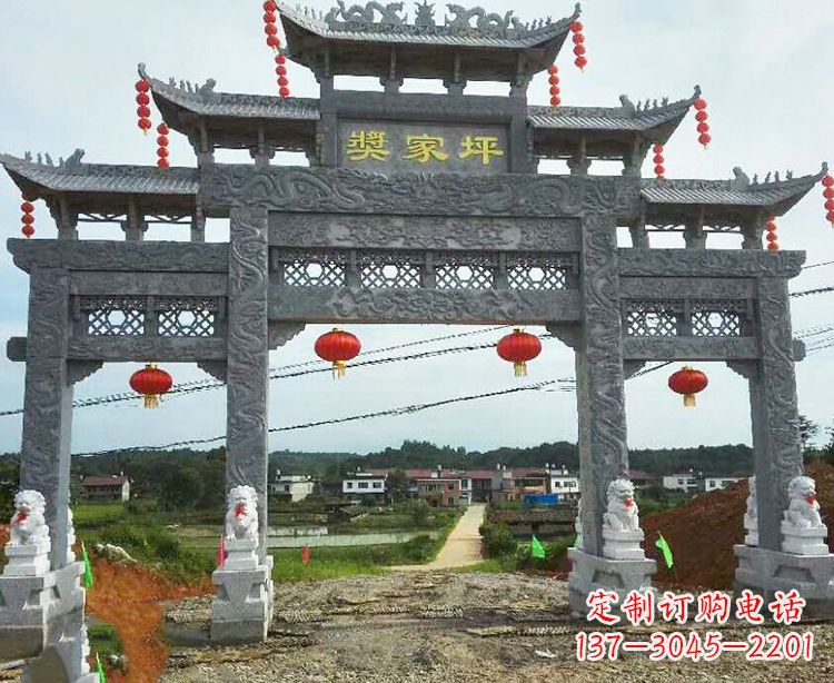 许昌石牌坊石雕