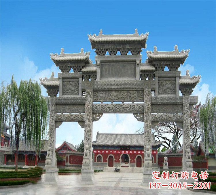 许昌石牌坊效果图