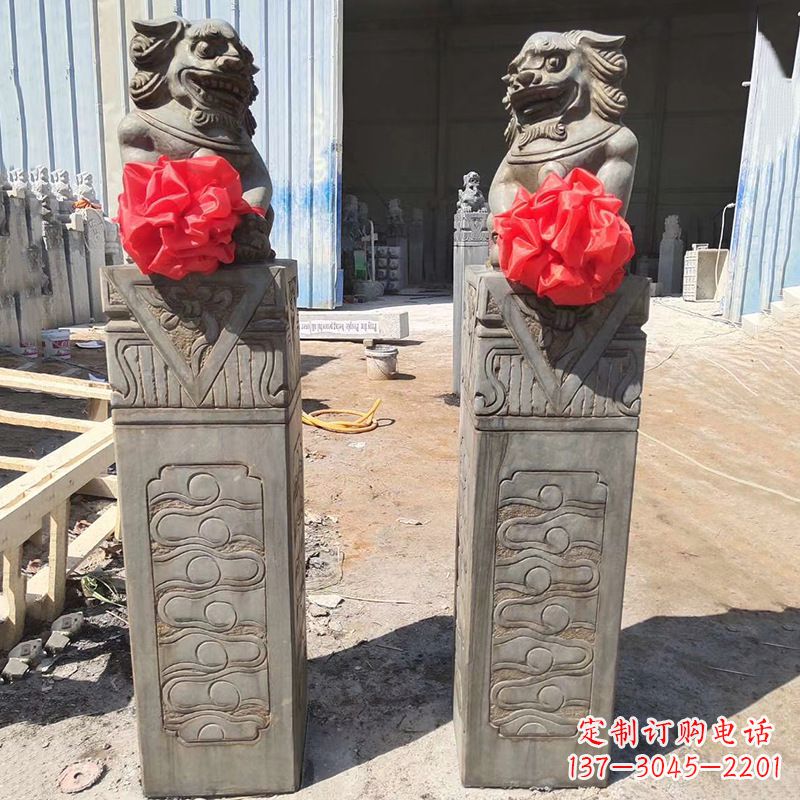 许昌石狮子栓马桩