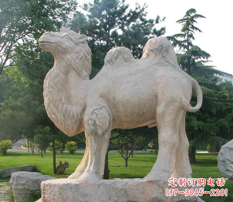 许昌石头骆驼雕塑