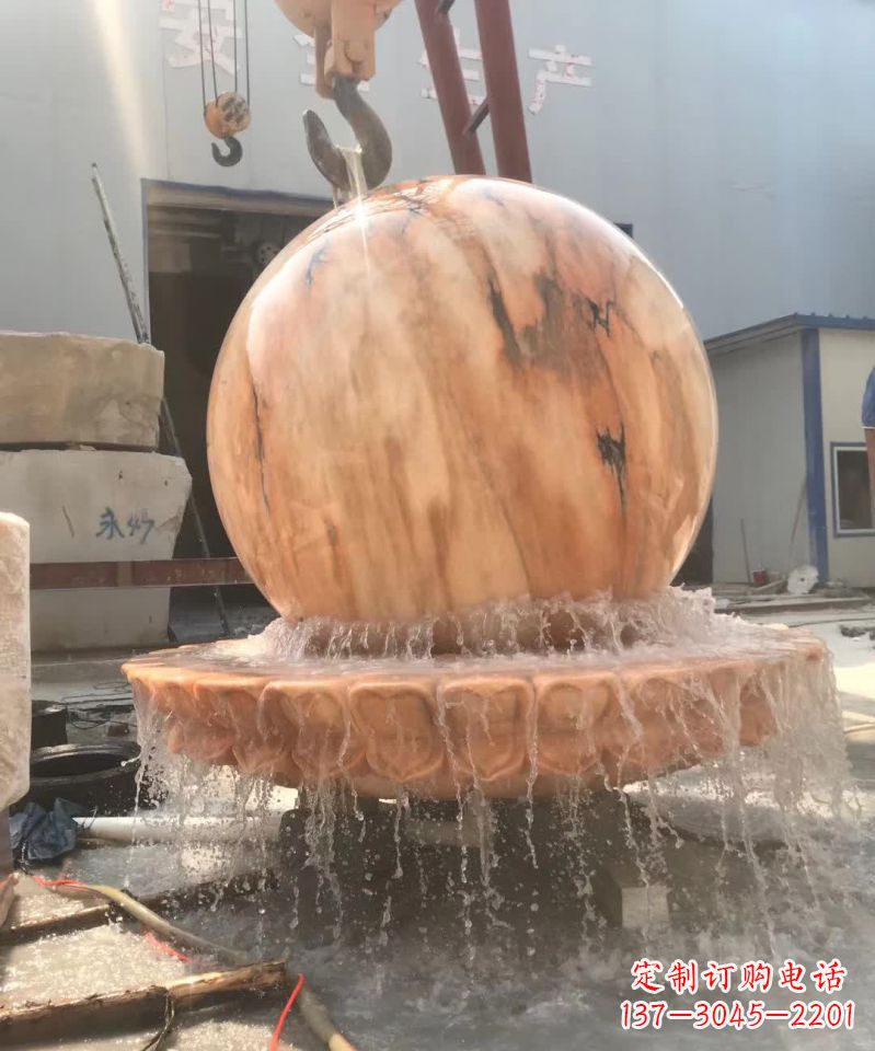 许昌时来运转风水球石雕