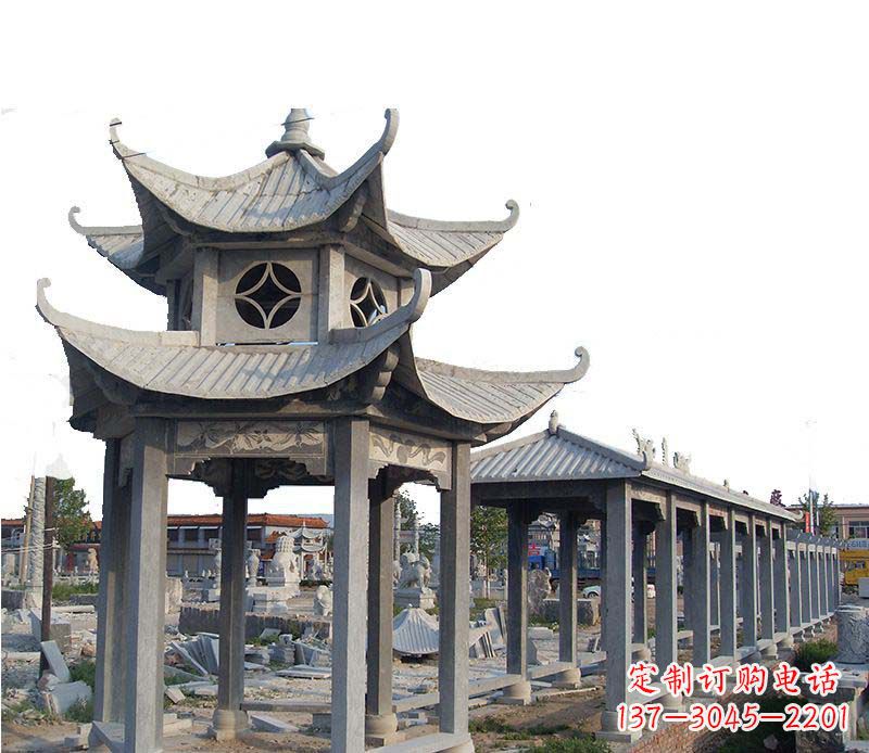 许昌双层仿古凉亭石雕