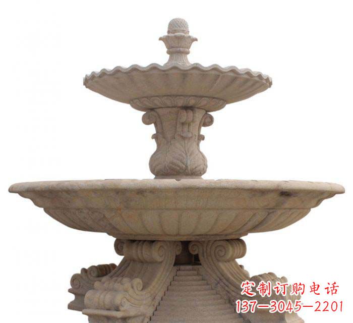 许昌双层喷泉公园石雕