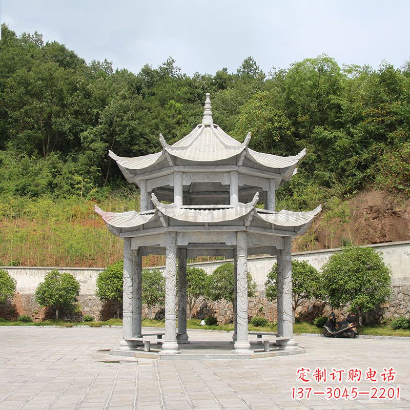 许昌双层庭院石凉亭