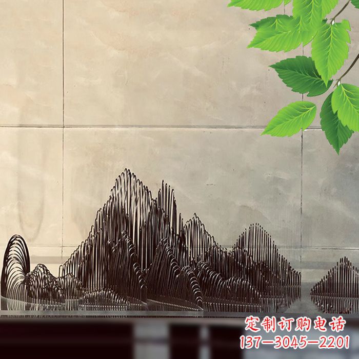 许昌水景水池不锈钢假山雕塑
