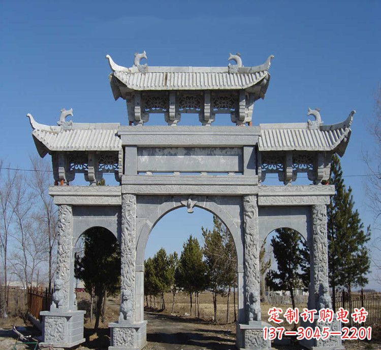 许昌寺庙石牌坊