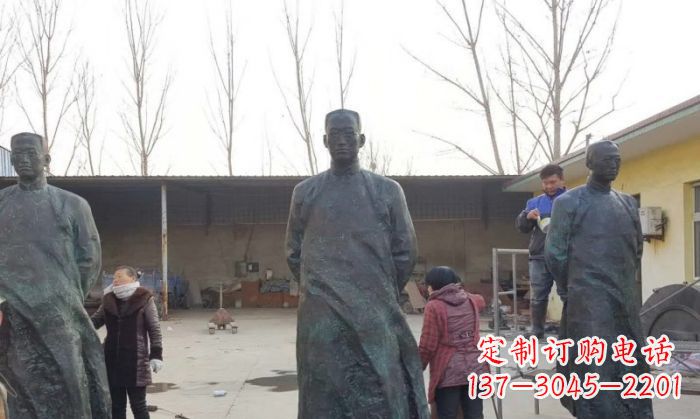 许昌陶行知人物铜雕 (3)