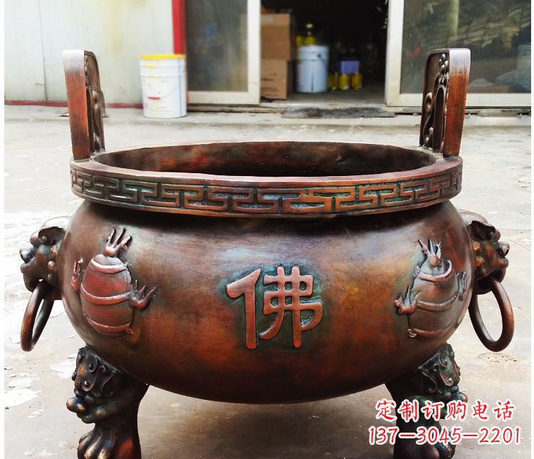 许昌铜雕祠堂景观香炉