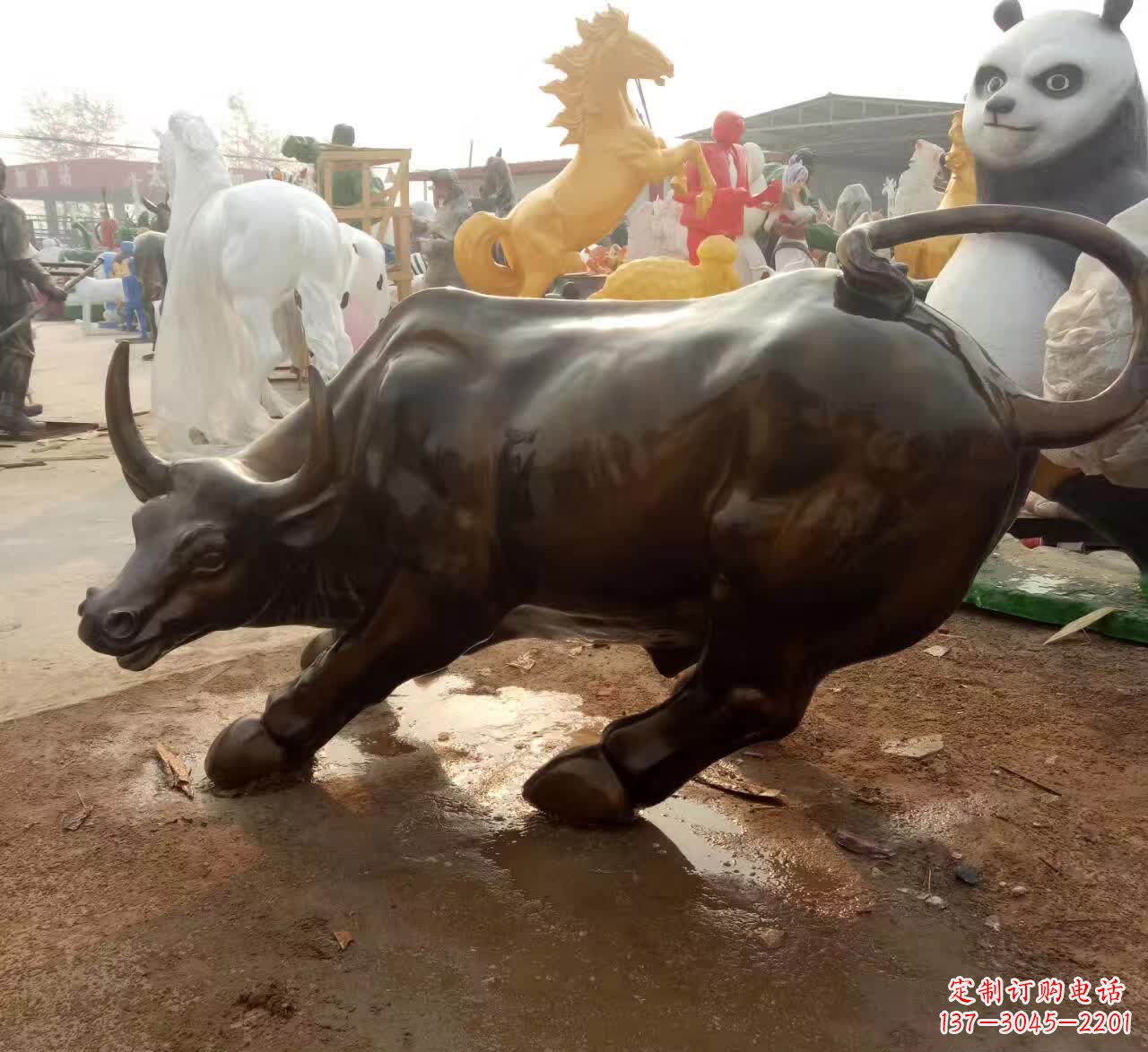 许昌铜雕动物牛